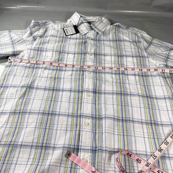 Tatuum Adamus Regular Fit Classic Shirt Mens Window Pane Plaid Button Up - Picture 6 of 16